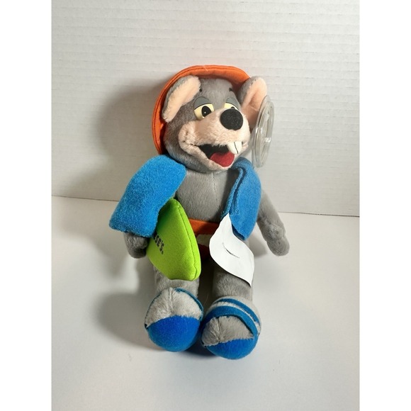Vintage Chuck E Cheese 2002 Limited Edition Surfer Chuck E 11" Plush Mouse Doll - Picture 2 of 9